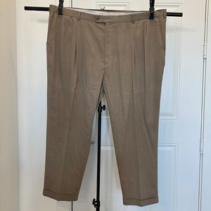 Louis Raphael, Men’s Pants, Light Brown, 52Wx30L